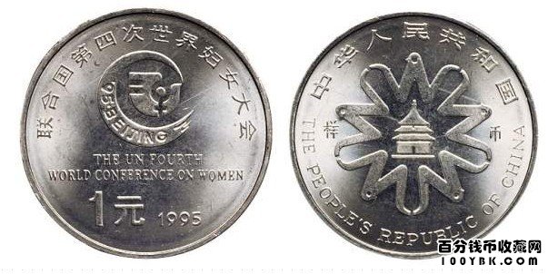 联合国第四次世界妇女大会纪念币